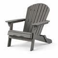 Adirondackstuhl Holz Grau 100 cm x 75 cm x 90 cm