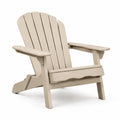 Adirondackstuhl HDPE Kunststoff Beige