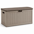 Gartenbox Polypropylen Braun 120 cm x 60 cm x 55 cm